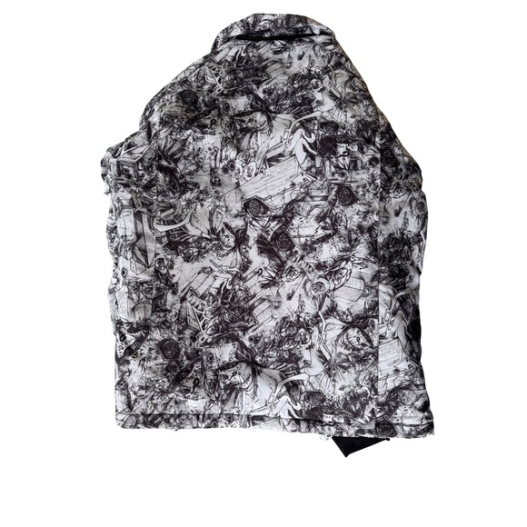 Arctic Queen XXL Ski Snowboard Jacket Black White Print Outdoor Fabric - Picture 8 of 8